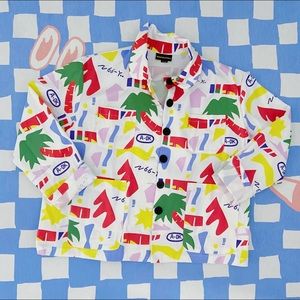 Nooworks A-ok print jacket